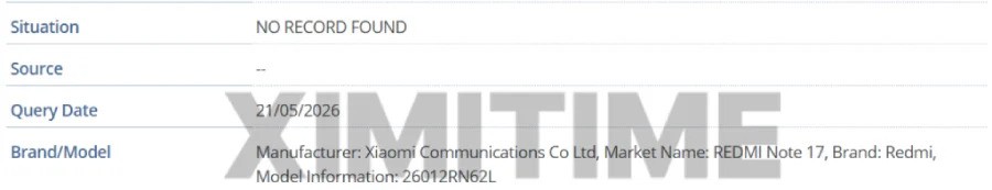 Redmi Note 17