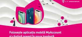 Telekom premiază utilizatorii aplicației mobile MyAccount; Pune la bătaie premii în valoare de mii de euro