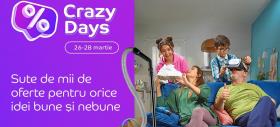 eMAG dă startul campaniei Crazy Days; Iată ce oferte speciale ne-a pregătit retailerul în perioada 26-28 martie