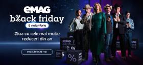 Cifre semnificative de Black Friday la eMAG: Vânzări de 800 de milioane de lei și 566.000 de comenzi până la ora 19:30