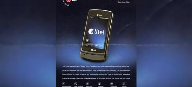 LG Glimmer, cel mai nou telefon "scapat" pe Internet