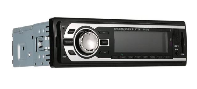 JSD-8027BT este un player auto ce vine cu USB, Bluetooth, telecomandă și port auxiliar; costă 18.98 dolari pe Cafago.com