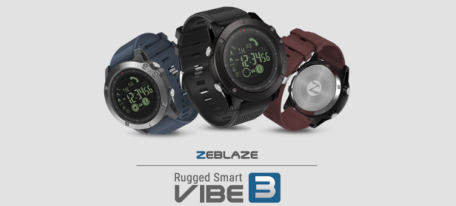 ZeBlaze Vibe 3 este un smartwatch cu certificare 5ATM ce costă numai 24.7 dolari pe Cafago.com