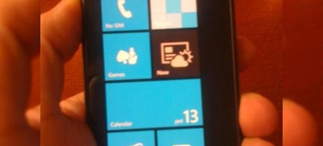 Un nou prototip de telefon Samsung cu Windows Phone 7 la bord scapa pe web