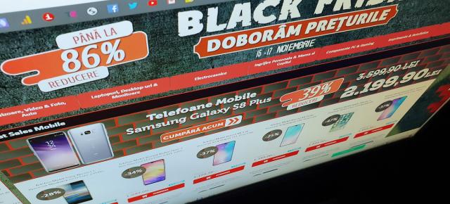 Black Friday la evoMAG: o treime din produsele comandate de Black Friday au fost cu ridicare din showroom; Iată şi alte statistici!