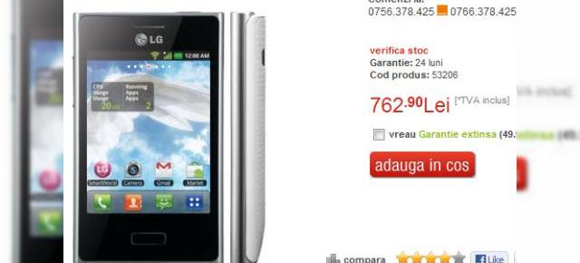 Invazia telefoanelor de la MWC 2012 a Început! LG Optimus L3 vine la noi În țară