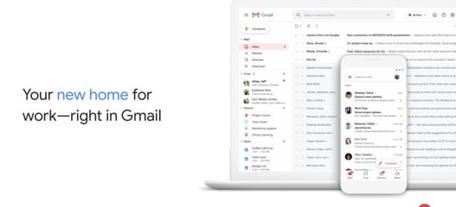 Cel mai nou update Gmail transformă aplicația într-o suită de productivitate; Oferă integrare Chat, Meet, Rooms