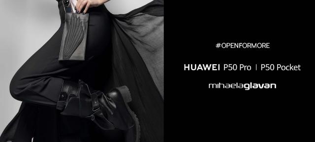 Huawei şi Mihaela Glăvan lansează colecţia de accesorii pentru smartphone "Open for More": etui din piele cu baretă + altele