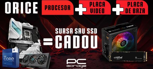 PC Garage oferă gratuit o sursă de 700W sau SSD de 1 TB; Iată în ce condiţii