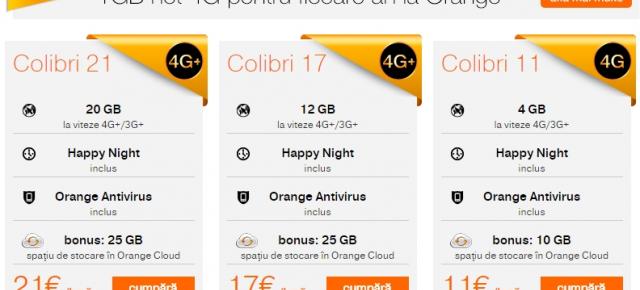 Orange introduce mai multe beneficii pentru internetul mobil 4G și internet pentru acasă