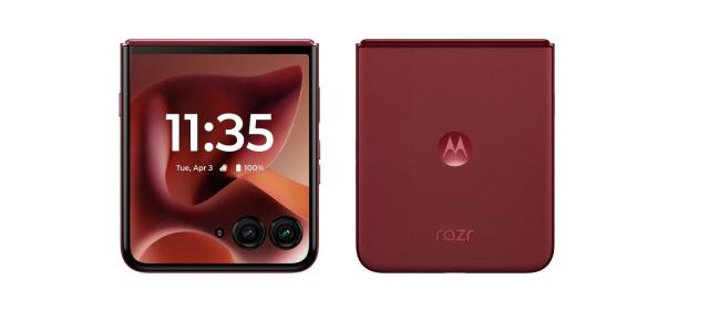 Motorola RAZR 60 Ultra arată elegant în piele roşie Rio, în această nouă scăpare de imagini