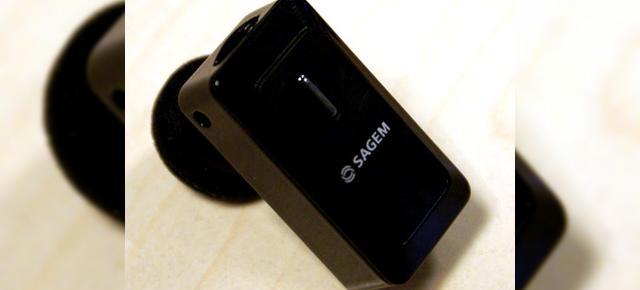 Sagem H4: Cel mai mic headset Bluetooth din lume